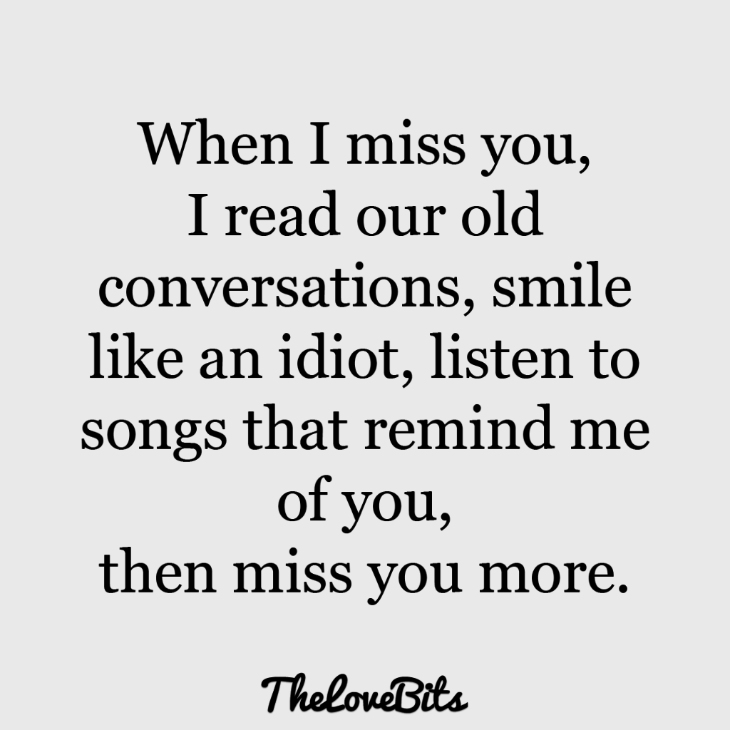50 Cute Missing You Quotes to Express Your Feelings ...
Quotes About Missing Her Smile